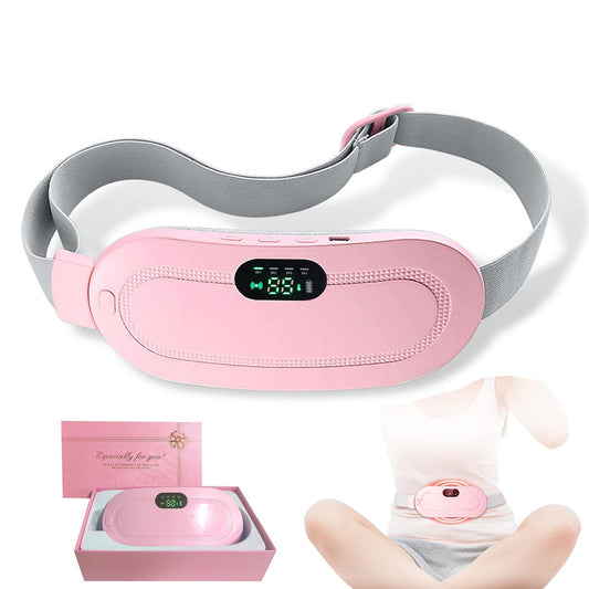 Rechargeable Period Cramp Relief Belt- Electric Heating Belt Massage for Women