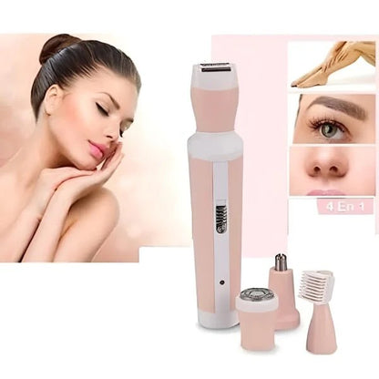 Kemei 4in1 Rechargeable Hair Removal For WOMEN