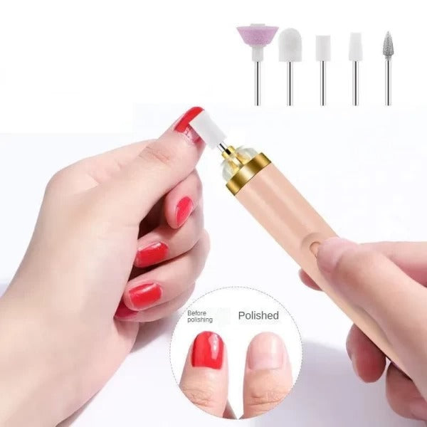 Rechargeable Flawless Salon Nails Manicure KIT SaQiBuy