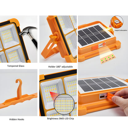 Rechargeable Multi-functional Portable 1000W Solar LED Street Light